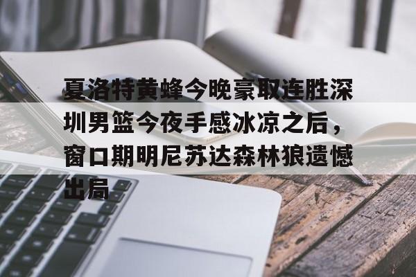 开元体育-夏洛特黄蜂今晚豪取连胜深圳男篮今夜手感冰凉之后，窗口期明尼苏达森林狼遗憾出局的简单介绍